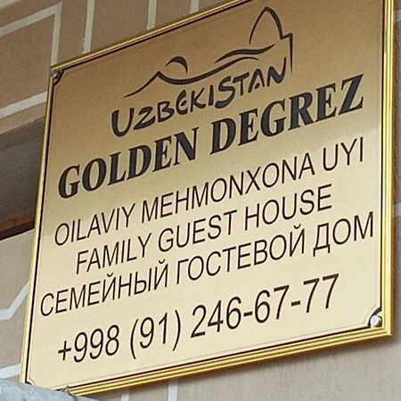 Golden Degrez Hotel Bukhara Exterior foto